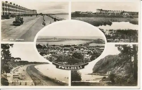 PC22466 Pwllheli. Multi-View. Nr. W.2080. RP. 1941