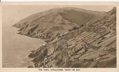 PC19174 The Tors. Ilfracombe von Lee Bay. RA