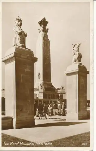 PC22377 The Naval Memorial. Südsee. Fotopräzigkeit. Nr. 8322. RP