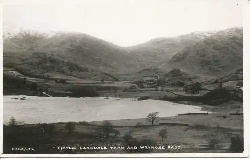 PC22596 Little Langdale Tarn and Wrynose Pass. Sankey Barrow