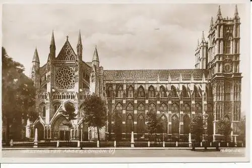 PC22293 Westminster Abbey. London. Valentinstag. Nr. 16801. RP. 1937