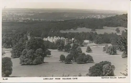 PC19468 Longleat vom Himmelstor. Collins Longleat. Nr. 48