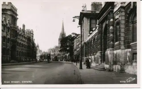 PC19164 High Street. Oxford. RP. W. Scott