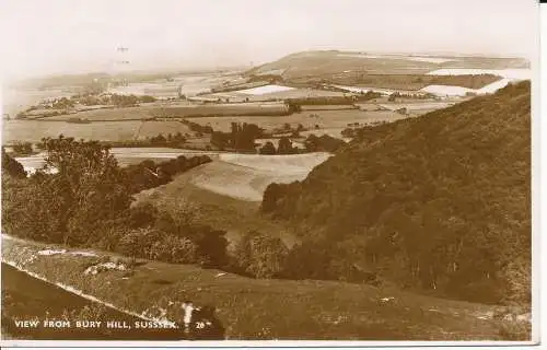 PC22154 Blick von Bury Hill. Sussex. Schuhschmied und Etheridge. Norman. Nr. 26. RP.