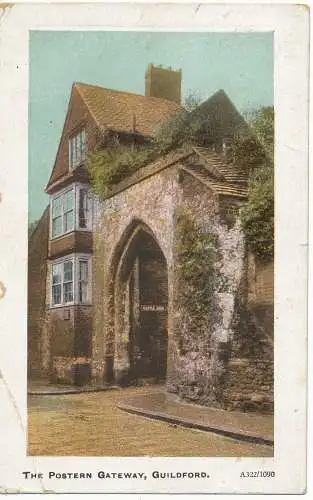 PC17344 Postern-Gateway. Guildford. Arkadische Serie. 1918