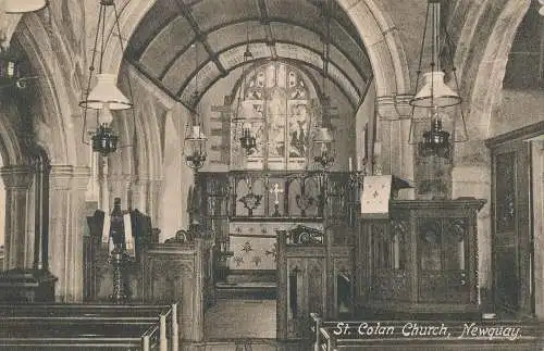 PC17433 St. Colan Kirche. Newquay. Frith