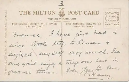 PC21749 Der Fluss. Lewes. Milton. Carbon. Nr. 209