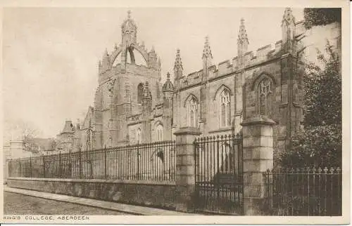 PC21585 Kings College. Aberdeen