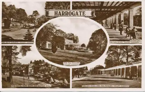 PC19262 Harrogate. Multi-View. Excel. Nr. 51. RP. 1939