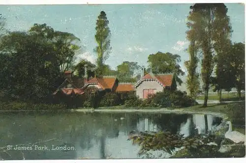 PC17315 St. James Park. London. 1910