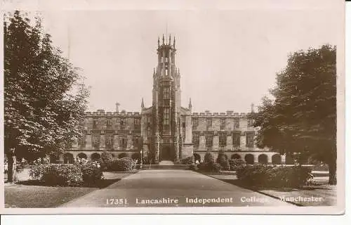 PC22751 Lancashire Independent College. Manchester. Nr. 17351. 1914