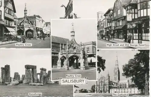 PC22315 Salisbury. Multi-View. St. Albans. Nr. C1885. RP