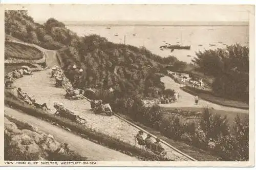 PC17237 Blick von Cliff Shelter. Westcliff on Sea. 1948