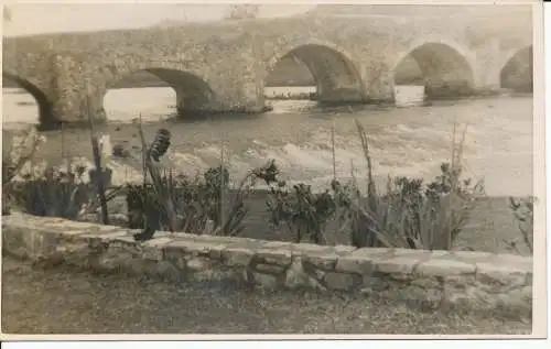 PC19292 alte Postkarte. Brücke