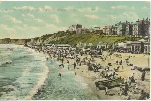 PC18088 Sands und West Cliff. Bournemouth. 1939