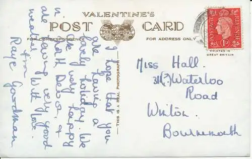 PC19268 Hobby Drive. Clovelly. Valentinstag. Nr. 98828. RP. 1939