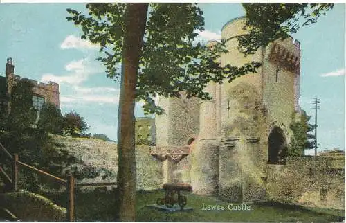 PC17390 Schloss Lewes. 1908