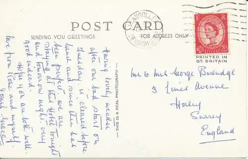 PC22040 The Hand Hotel. Llangollen. RP. 1961