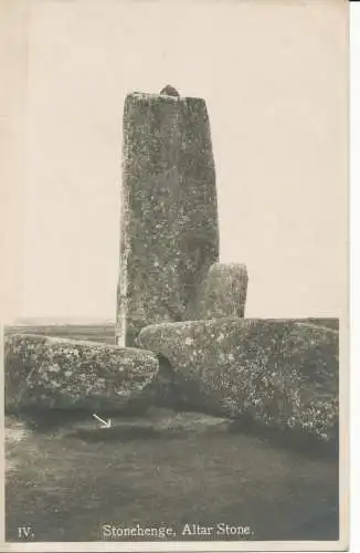 PC19716 Stonehenge. Altarstein. Lachs. RP