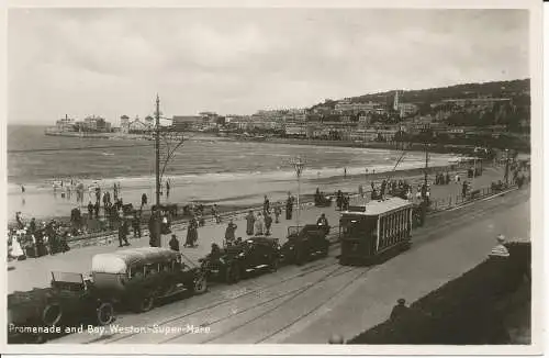 PC22758 Promenade and Bay. Weston Super Mare. RP