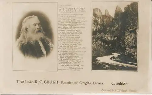 PC23127 The Late R.C. Gough. Gründer von Goughs Caves. Cheddar