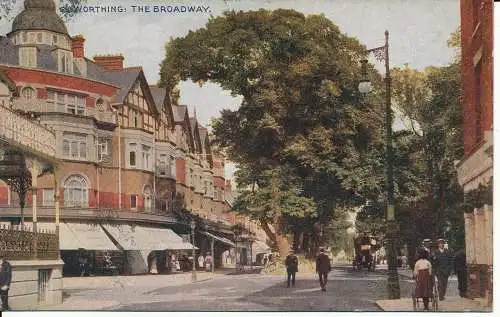 PC19319 Worthing. Der Broadway. 1921