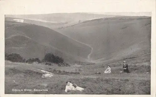 PC23028 Devils Dyke. Brighton. A.M. Harvey. RA