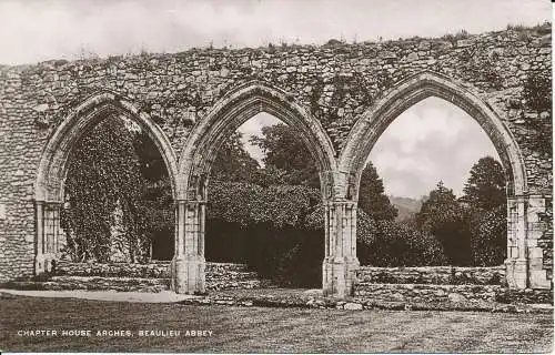 PC22580 Kapitel Hausbögen. Beaulieu Abbey. Abbey Serie