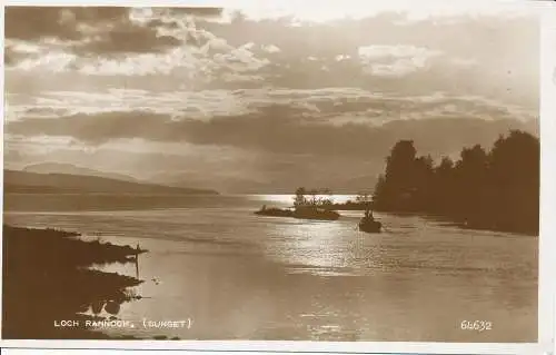 PC19274 Loch Rannoch. Sonnenuntergang. Valentinstag. Nr. 64632. RP