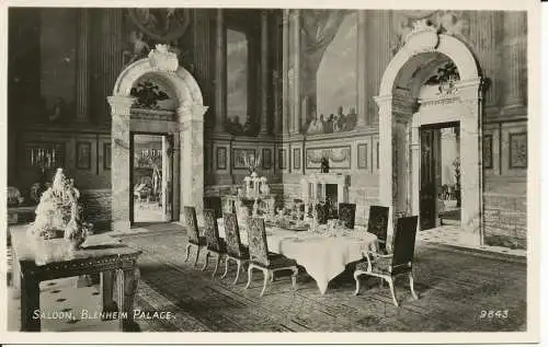 PC22358 Limousine. Schloss Blenheim. RA. Nr. 9843. RP