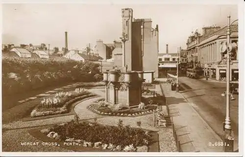 PC23159 Mercat Cross. Perth. Valentinstag. Nr. B. 6831