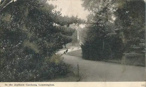 PC23010 In den Jephson Gardens. Leamington. 1904