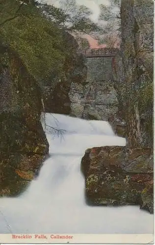 PC19865 Bracklin Falls. Callander. Ideal. 1909