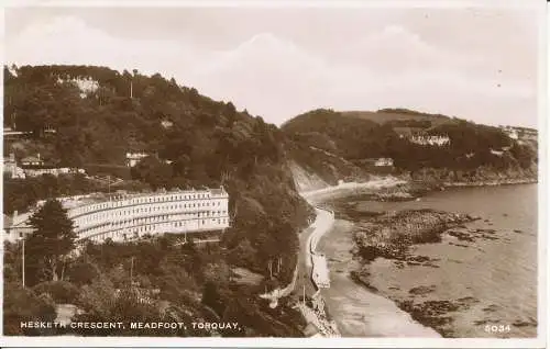 PC19635 Hesketh Halbmond. Meadfoot. Torquay. Nr. 5034. RP