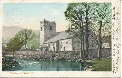 PC22905 Grasmere Church. 1903