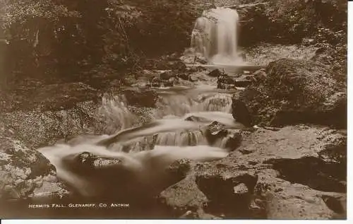 PC19475 Einsiedler fallen. Glenariff. CO. Antrim. H. Duffin. RP