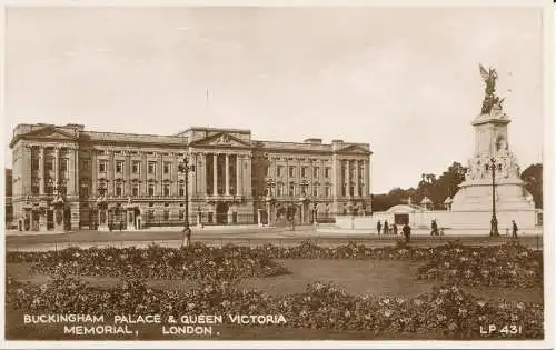 PC22672 Buckingham Palace und Queen Victoria Memorial. London. Lansdowne. Keine LP