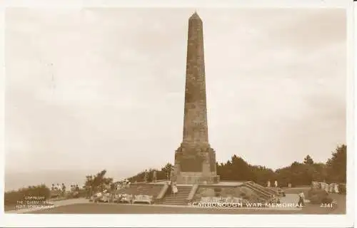 PC22413 Scarborough War Memorial. Nr. 2341. RP. 1956