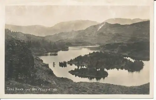 PC22653 Tarn Hows und Helvellyn. Abraham. Nr. 177. RP