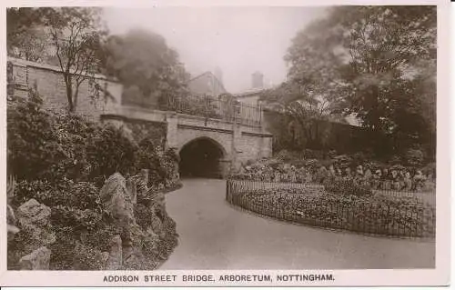 PC22703 Addison Street Bridge. Arboretum. Nottingham. Peveril. Nr. 152. RP