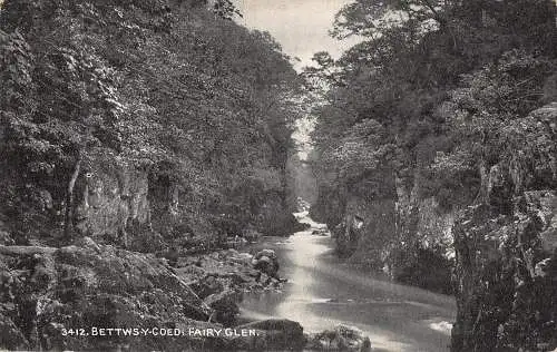 PC23083 Bettws und Coed. Fairy Glen. Photochrom Co. 1920