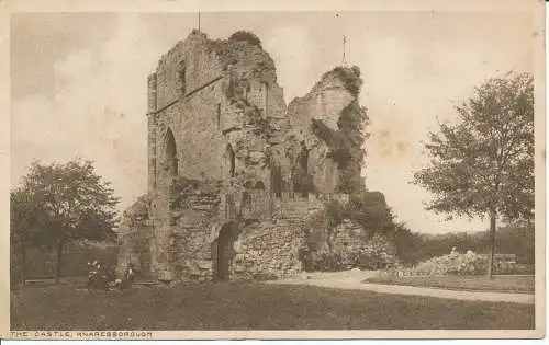 PC22935 Das Schloss. Knaresborough. J.W. Simpson