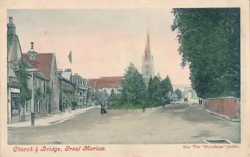 PC23045 Kirche und Brücke. Tolles Marlow. Wyndham. 1904