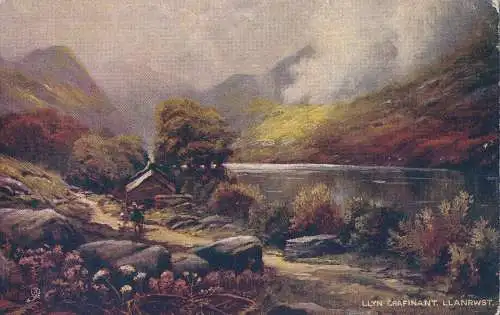 PC22955 Llyn Krafinant. Llanrwst. Tuck. Öle. Nr. 1722. 1905