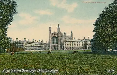 PC47676 Kings College. Cambridge von hinten. Stearn. Spiegel