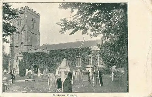 PC48241 Huntspill Kirche. J. und B. Pople. Excelsior. 1906