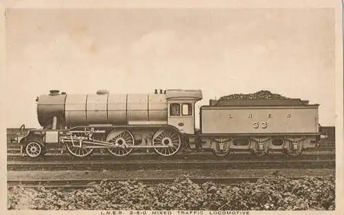 PC48351 L. N. E.R. 2 6 0 Mischverkehrslokomotive. 1937