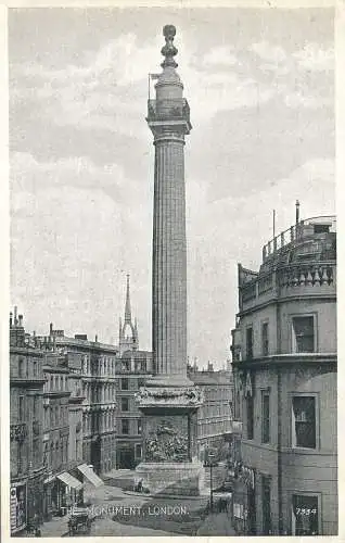 PC48521 Das Denkmal. London. Valentinstag. Silber