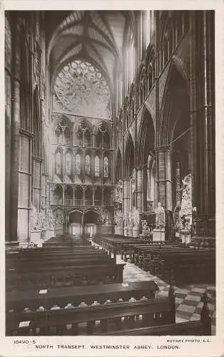 PC48636 Nordquerschiff. Westminster Abbey. London. Drehbar