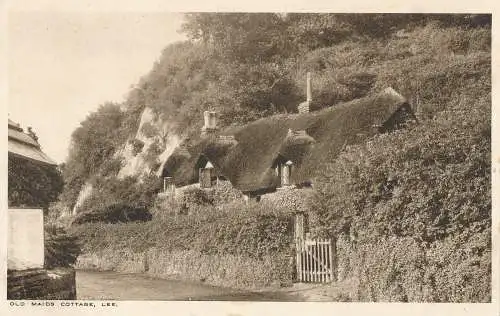 PC48264 Old Maids Cottage. Lee. S.S. Walley. RA